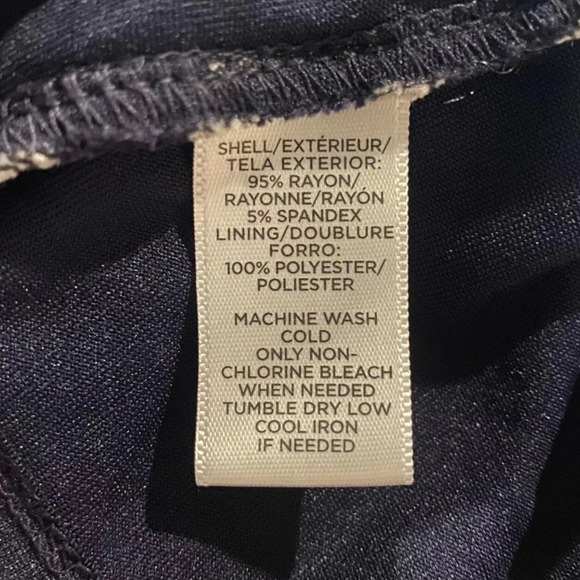 Ann‎ Taylor Loft Tiered Striped Sleeveless Dress Womens Size Large (957) - Picture 4 of 4